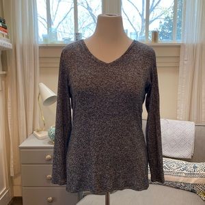 Athleta Marled Gray Top